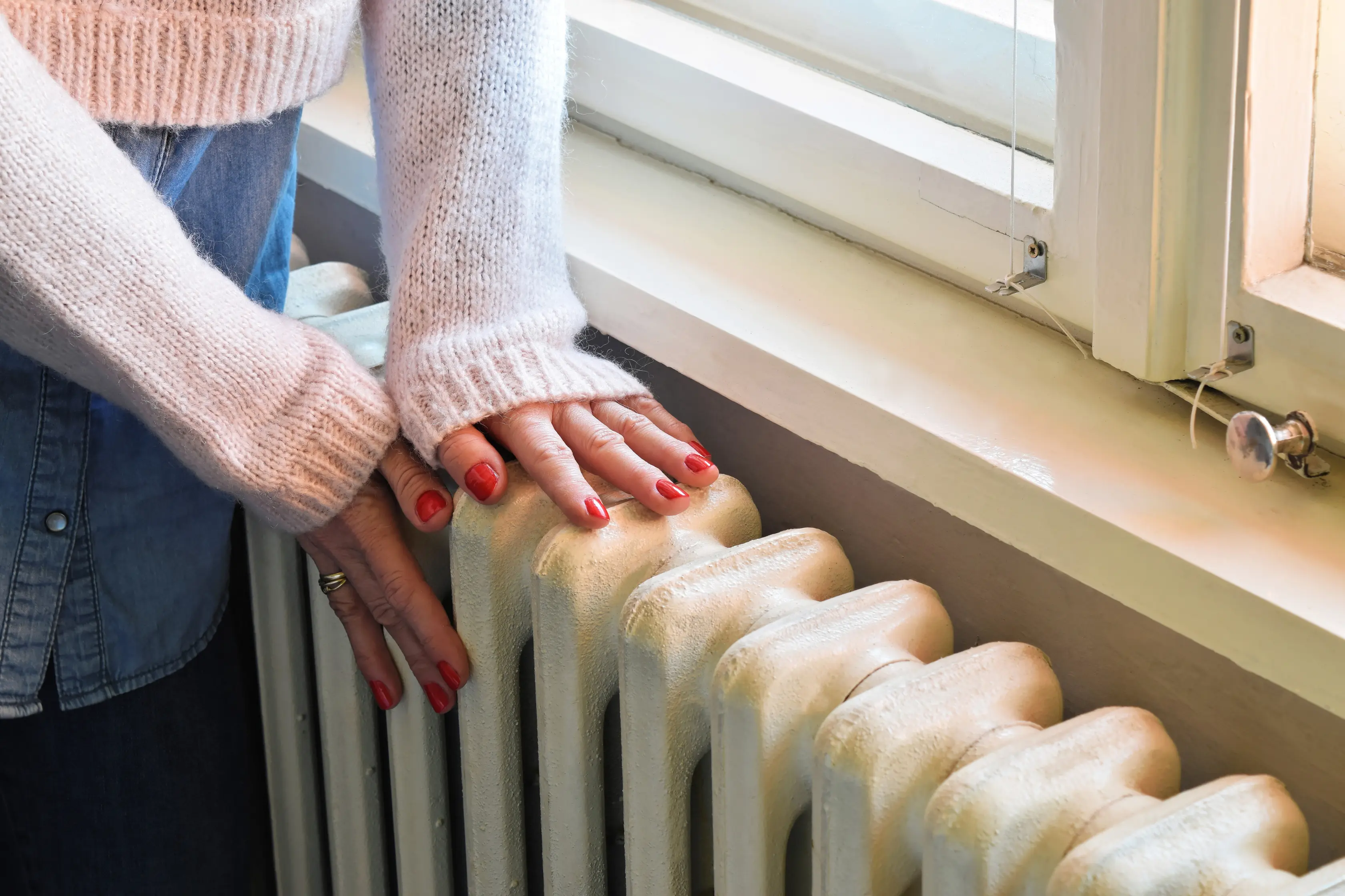 Column Radiator In Traditional Home Space